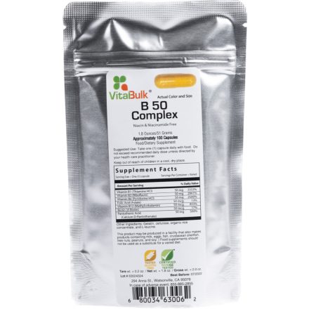 VITALBULK B-50 komplex, 100 kapszula - 51g