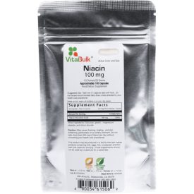 VITALBULK Niacin 100mg, 100 kapszula - 28g