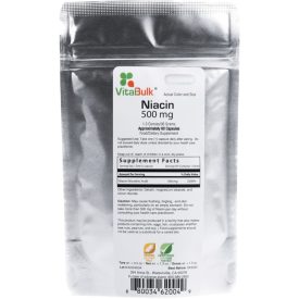 VITALBULK Niacin 500mg, 60 kapszula - 36g