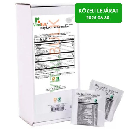 Vitalbulk Szójalecitin Granulátum csomag - 30 darabos doboz