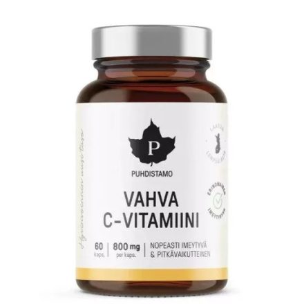 PUHDISTAMO Erős C-vitamin - 60 kapszula