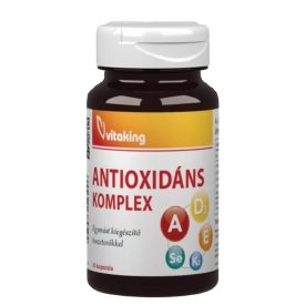   Vitaking Antioxidáns komplex – A+D+E+K2+ szelén (30 db) Kapsz.