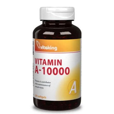 Vitaking A-vitamin 10000 NE (250 db) Gélkapsz.