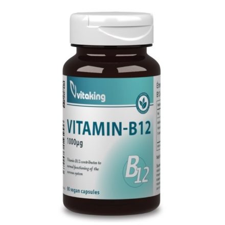 Vitaking B-12 vitamin 1000mcg (90 db) Vegán kapsz.