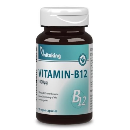 Vitaking B-12 vitamin 1000mcg (90 db) Vegán kapsz.