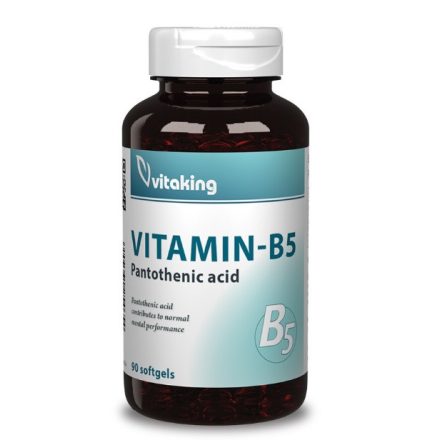 Vitaking B-5 vitamin - Pantoténsav (90 db) Gélkapsz.