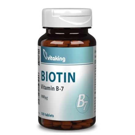 Vitaking B-7 vitamin - Biotin 900mcg (100 db) Tabl.