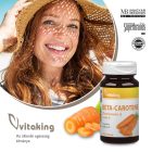 Vitaking Béta-Karotin 25000 NE (100 db) Gélkapsz.