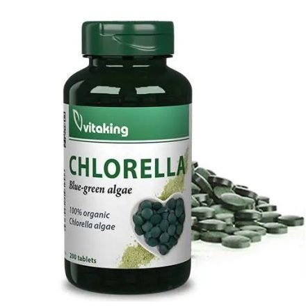 Vitaking Chlorella alga 500mg (200 db) Tabl. 