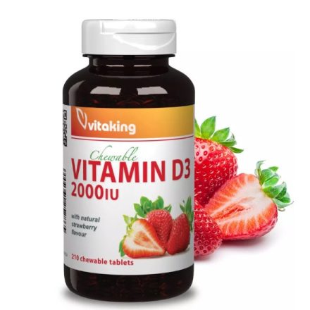 Vitaking Epres D3-vitamin 2000 NE (210) rágótabl.