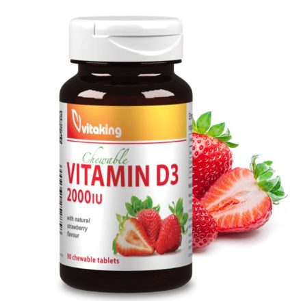 Vitaking Epres D3-vitamin 2000 NE (90) rágótabl.