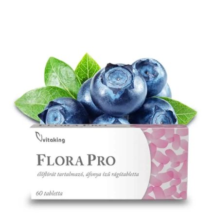 Vitaking FloraPro Élőflórát Tartalmazó Rágótabletta (60 db)