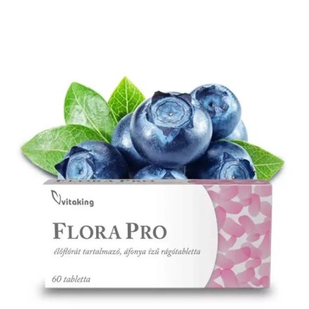 Vitaking FloraPro Élőflórát Tartalmazó Rágótabletta (60 db)
