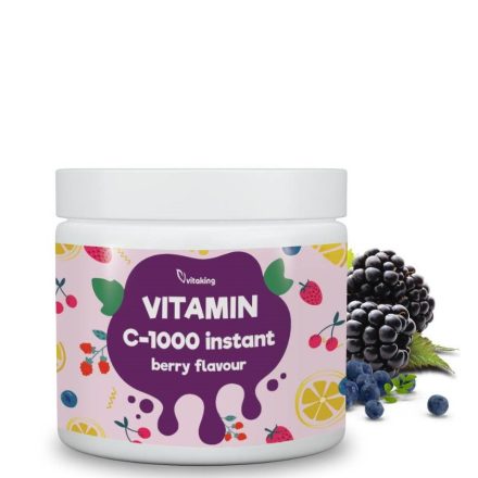Vitaking Instant Supreme C-vitamin por (+Bioflav.) Szeder Íz (400 g)