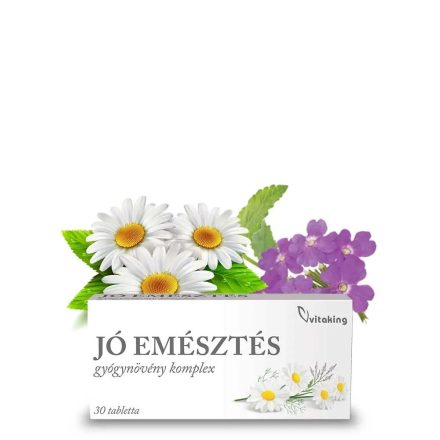 VITAKING Jó emésztés gyógynövény komplex (30 db) Rágótabl.