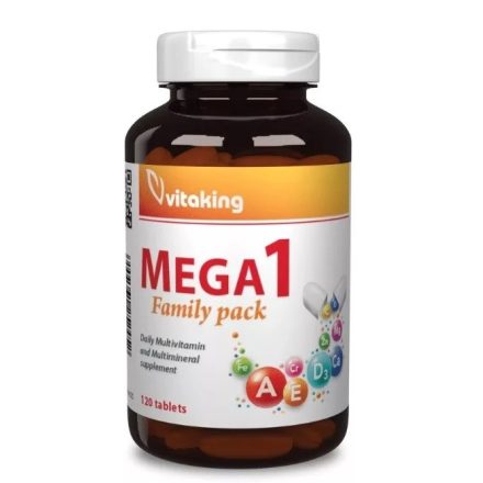 Vitaking Mega-1 multivitamin Family Pack (120 db) Tabl.