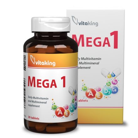 Vitaking Mega-1 multivitamin (30 db) Tabl.