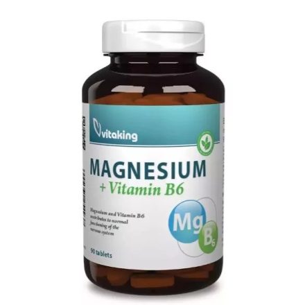 Vitaking Szerves Magnézium Citrát + B6 vitamin (90 db) Tabl.