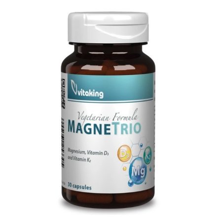 Vitaking MagneTrio (Mg+D3+K2) 30 db Kapsz.