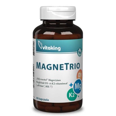Vitaking MagneTrio D3+K2+Magnézium biszglicinát (80 db) Kapsz. 