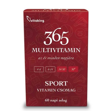 Vitaking 365 Multivitamin Sport csomag (60)