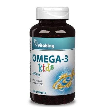 Vitaking Omega-3 Kids 500mg (100 db) Gélkapsz.