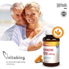 Vitaking Q10 koenzim 200mg ( Fermentált+ Vegán +MCT olaj) 120 kapszula 