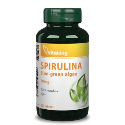 Vitaking Spirulina Alga 500ml (200 db) Tabl.