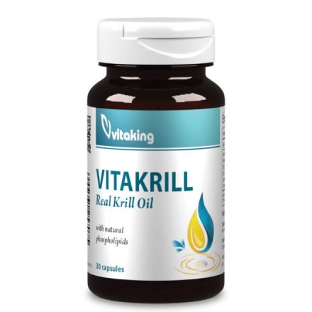 Vitaking Vitakrill Olaj 500mg (30 db) Gélkapsz.