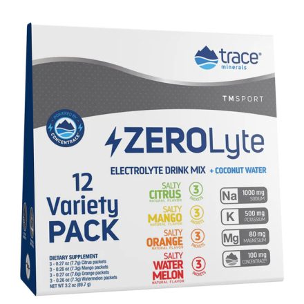 ZeroLyte Variációk - vegyes ízű elektrolit ital csomag (12 db tasak) Trace Minerals 89,7g