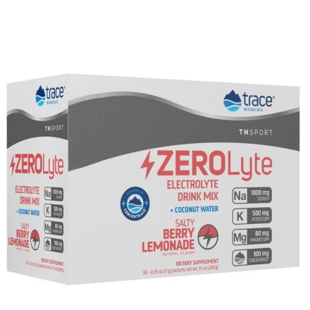 ZeroLyte sós Bogyós gyümölcsös limonádé ízű elektrolit ital keverék (30 db tasak) Trace Minerals 210g