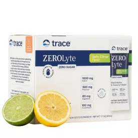   ZeroLyte Citrus ízű elektrolit ital keverék  (30 db tasak) Trace Minerals 231g