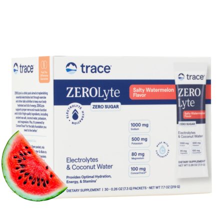 ZeroLyte sós görögdinnye ízű elektrolit ital keverék (30 db tasak) Trace Minerals 219g
