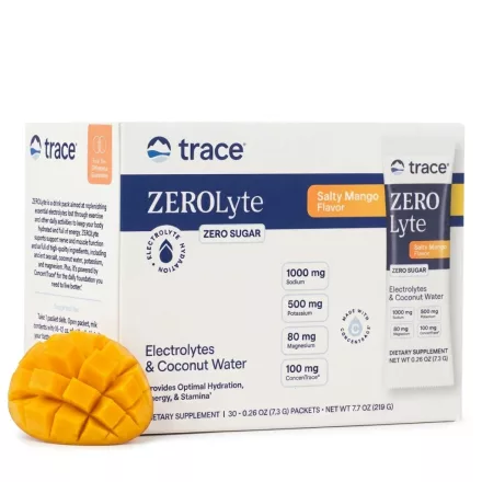 ZeroLyte Mangó ízű elektrolit ital keverék (30 db tasak) Trace Minerals 219g