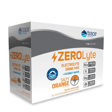 ZeroLyte sós narancs ízű elektrolit ital keverék (30 db tasak) Trace Minerals 228g